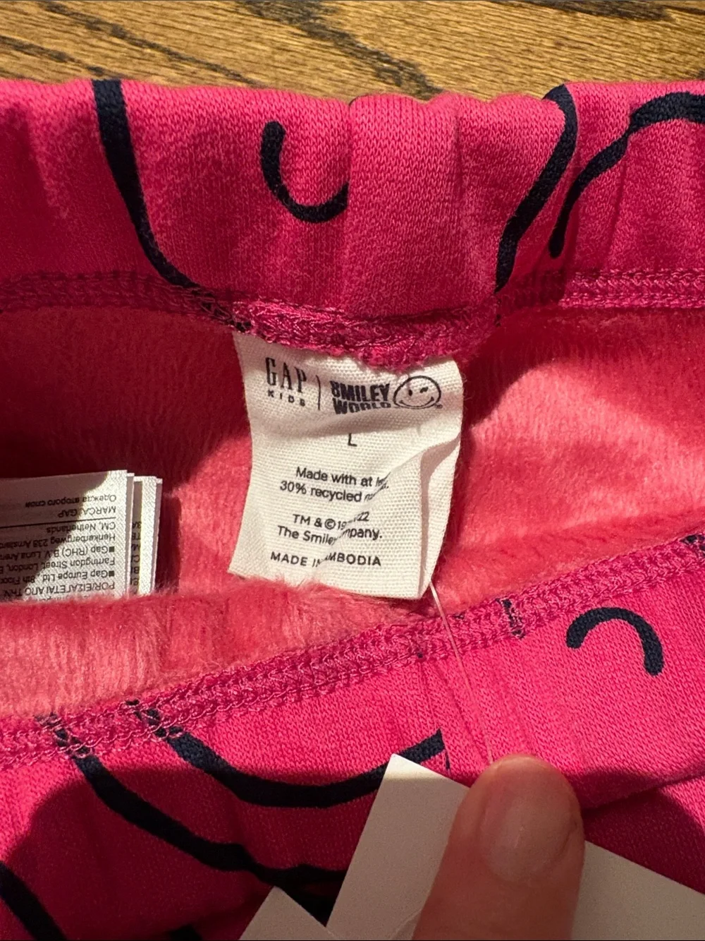 Gap kids x Smiley world cozy lined leggings